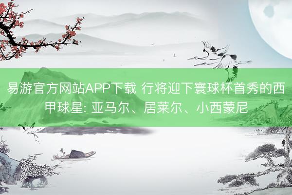 易游官方网站APP下载 行将迎下寰球杯首秀的西甲球星: 亚马尔、居莱尔、小西蒙尼