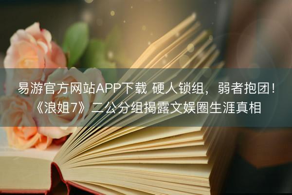 易游官方网站APP下载 硬人锁组,弱者抱团!《浪姐7》二公分组揭露文娱圈生涯真相